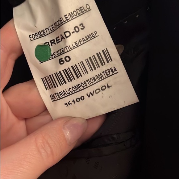 MACHO made in Spain Black Trench Coat Tailored Elegance - Picture 8 of 10